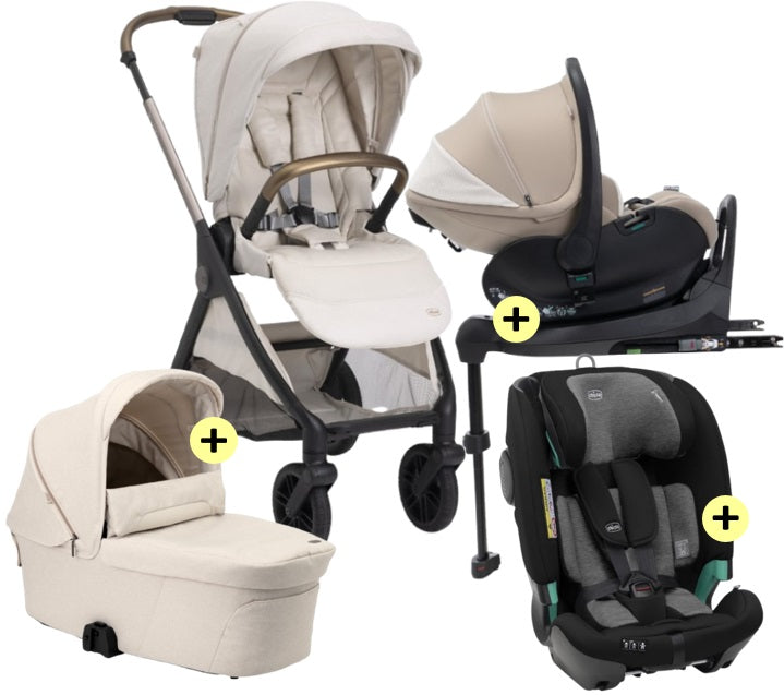 Chicco Bellagio 2.0 5in1 Kinderwagen- Set Flexi mit Nachfolgesitz *PROMO*