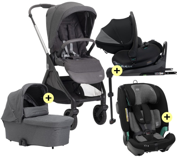 Chicco Bellagio 2.0 5in1 Kinderwagen- Set Flexi mit Nachfolgesitz *PROMO*