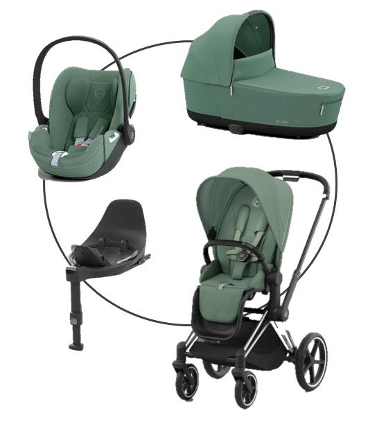 Cybex Platinum Priam Kombikinderwagen 4in 1 Matt Black