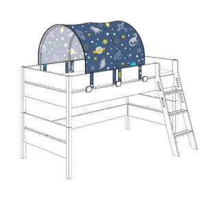 PAIDI Halb-Zelt - Dinos im Weltall