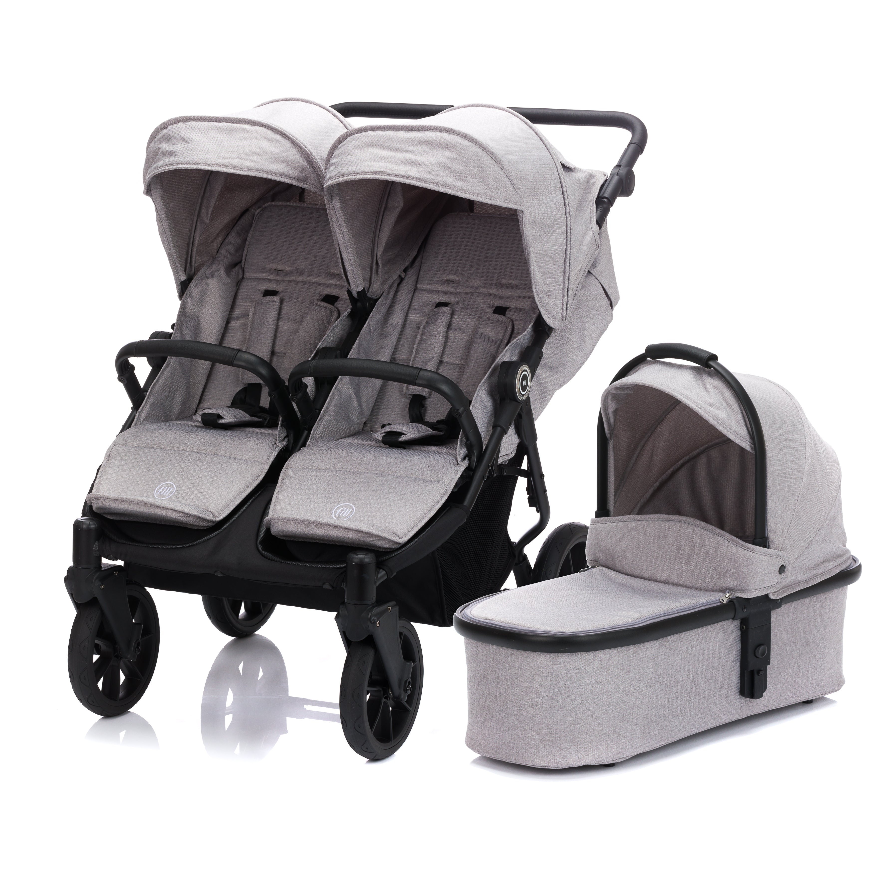 Fill Zwillingswagen Duette Set mit Wanne