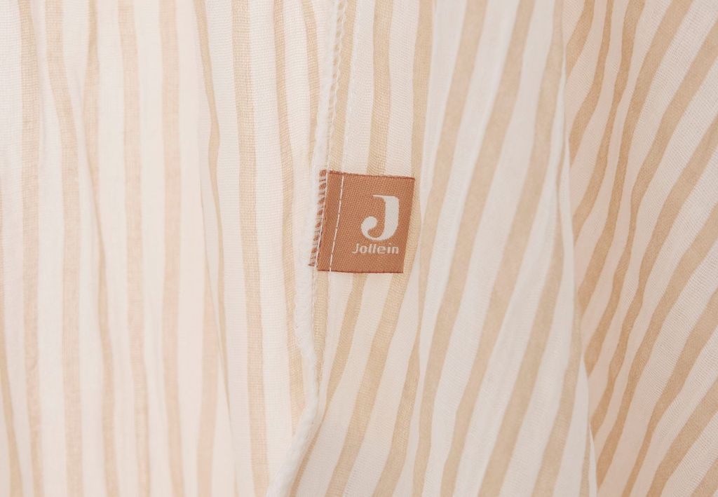 Jollein Baldachin 245cm - Stripe Oatmeal/Hazel