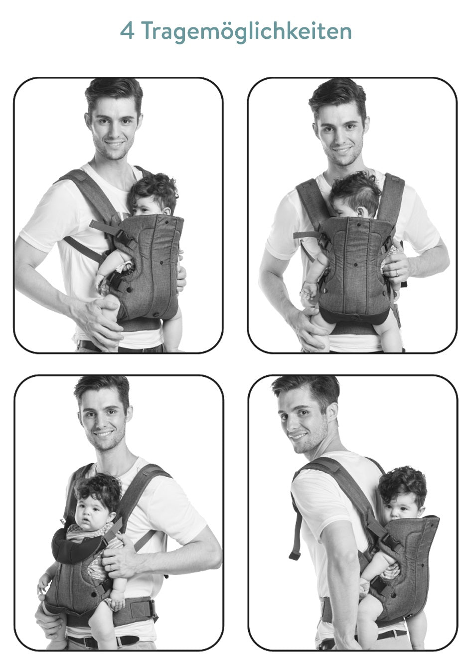 Fillikid Babytrage Walk black *SALE*