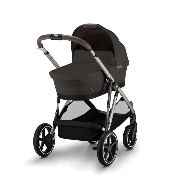Cybex Gazelle S taupe mit Tragewanne Chocolate Brown
