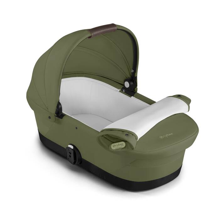 Cybex Gazelle S taupe mit Tragewanne Moos Green