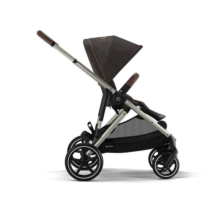 Cybex Gazelle S taupe mit Tragewanne Chocolate Brown