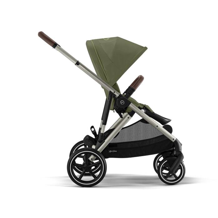 Cybex Gazelle S taupe mit Tragewanne Moos Green
