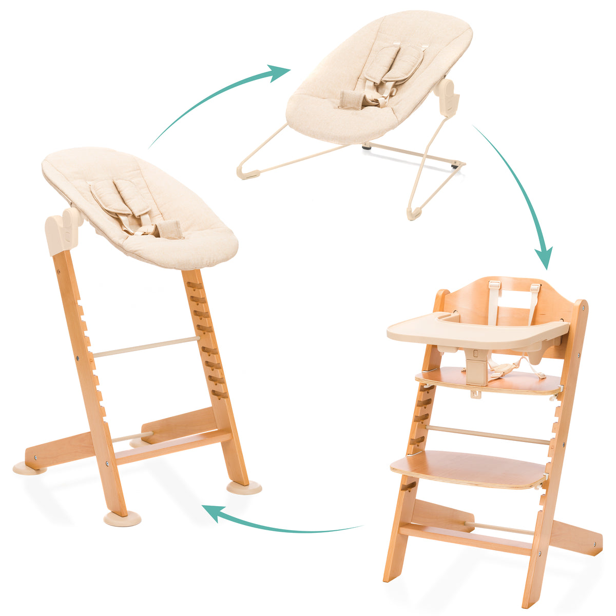 Fillikid Hochstuhl Pia Swing natur
