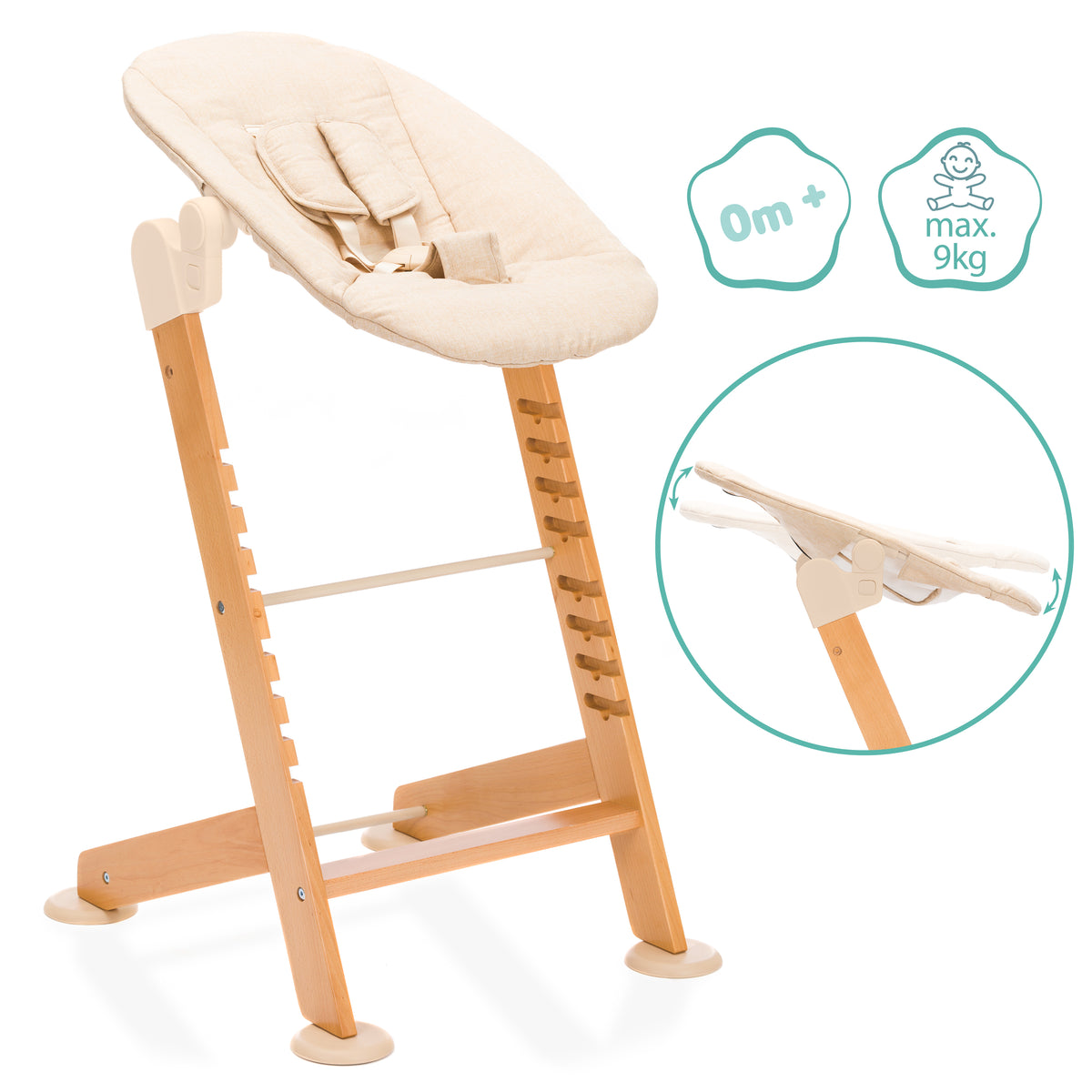 Fillikid Hochstuhl Pia Swing natur