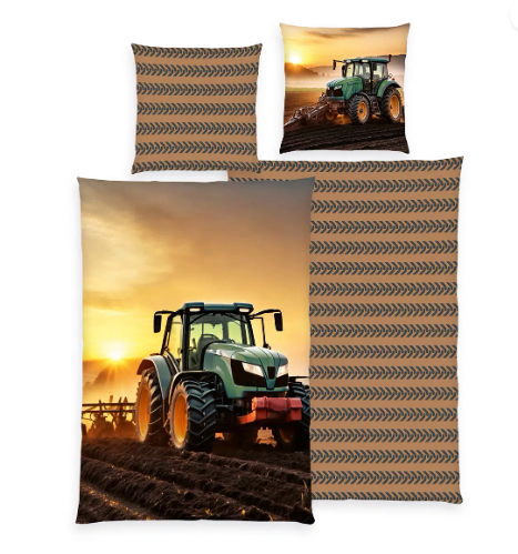 Herding Traktor Power Bettwäsche –  160x210cm / 65x100cm