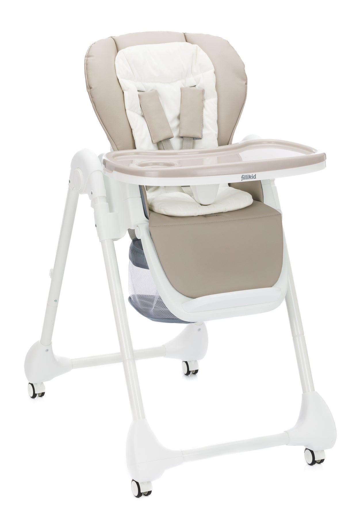 Fillikid Hochstuhl Mio weiss/taupe