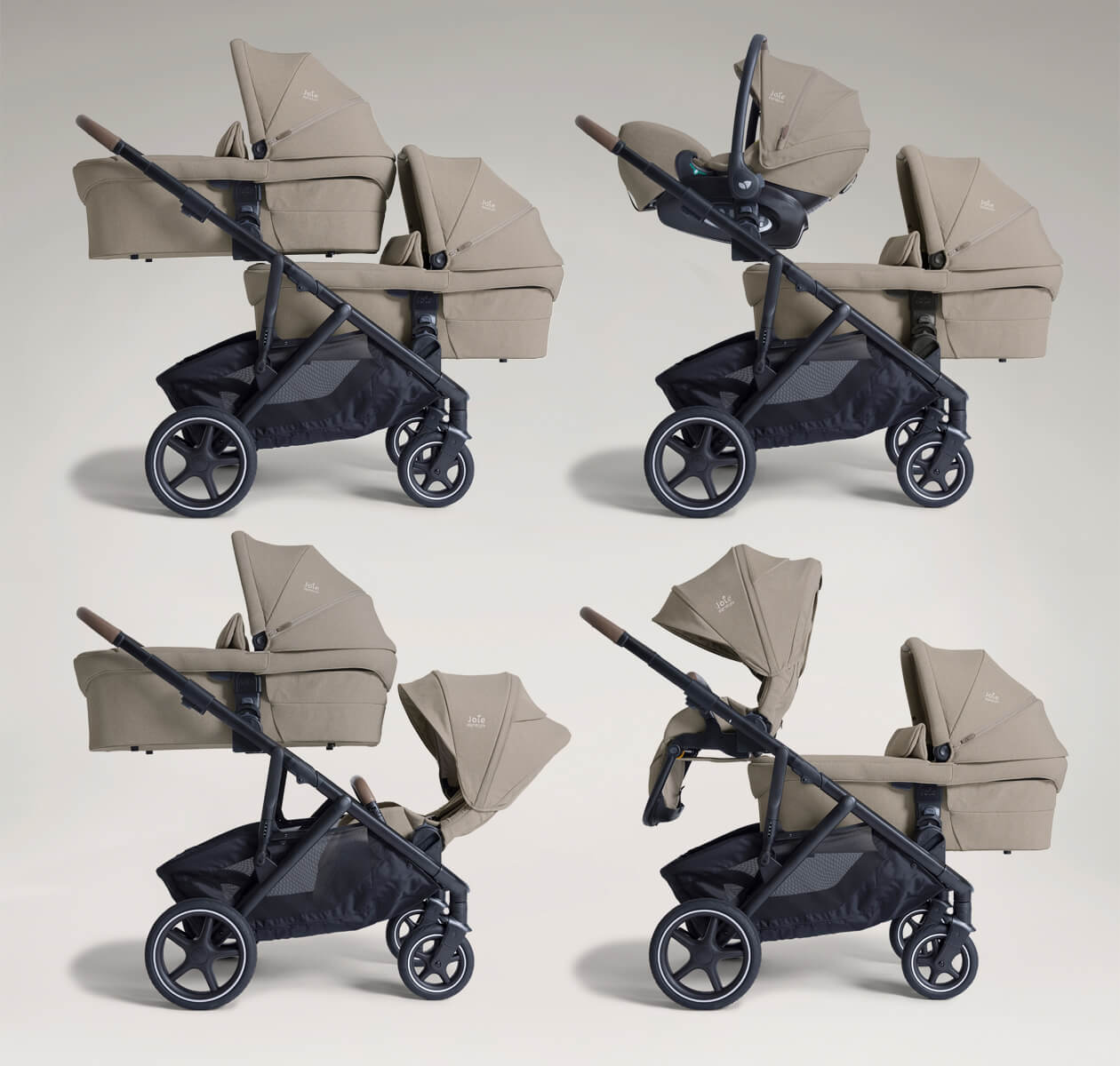 Joie Versiti Four Set Kinderwagen Sandstone