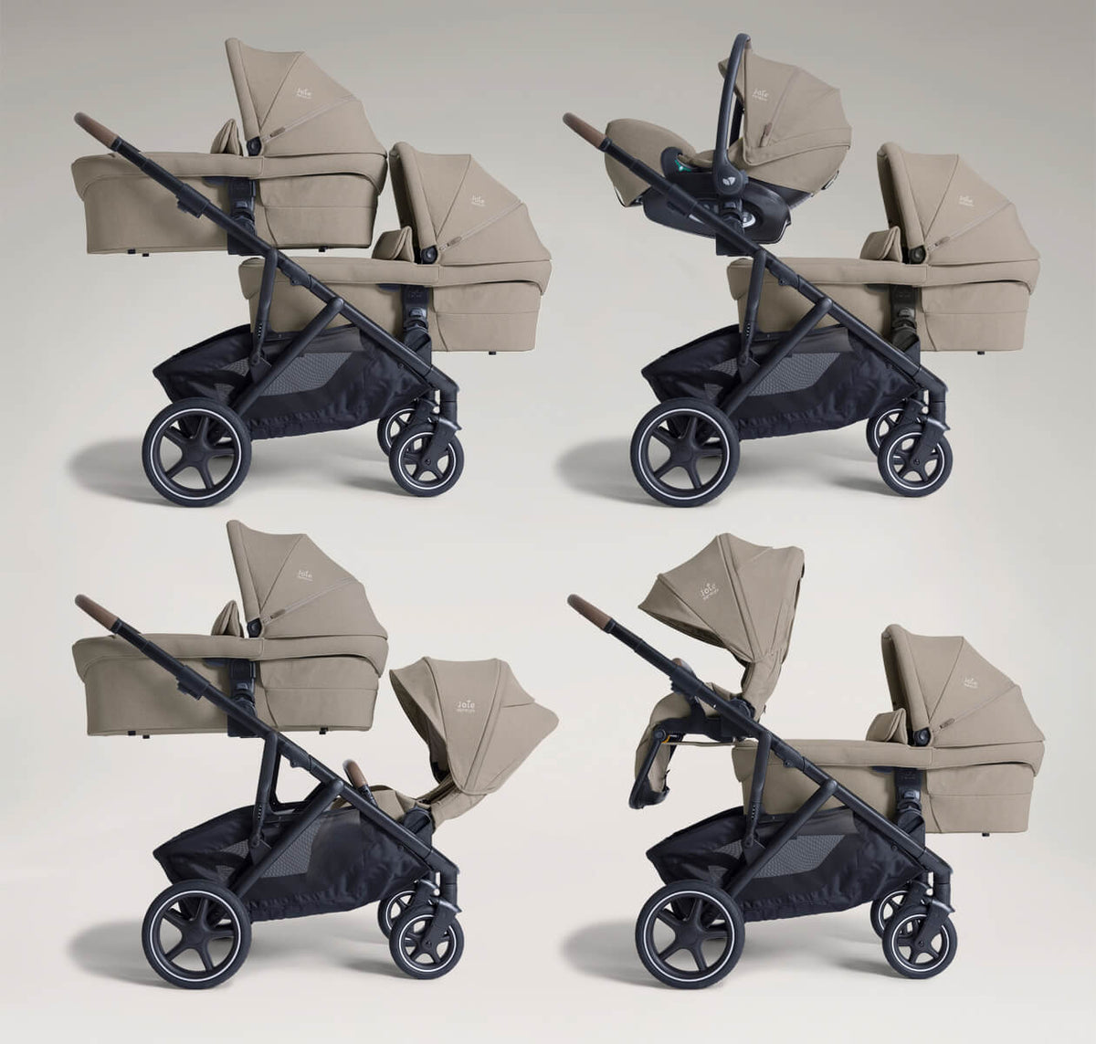 Joie Versiti Trio Set Kinderwagen Sandstone
