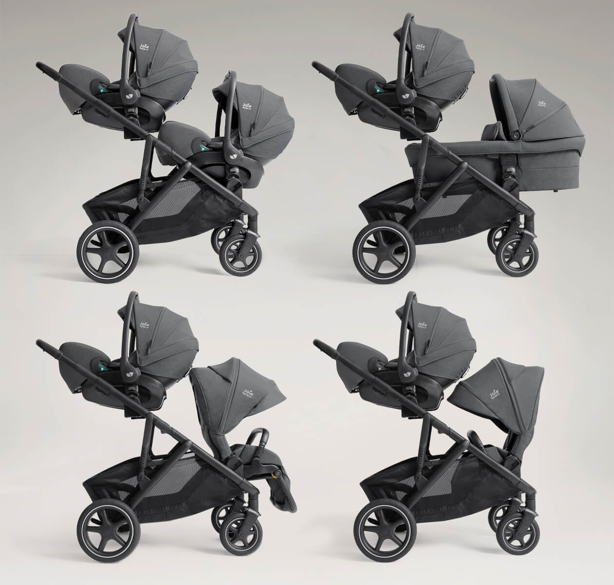 Joie Versiti Four Set Kinderwagen Ebony