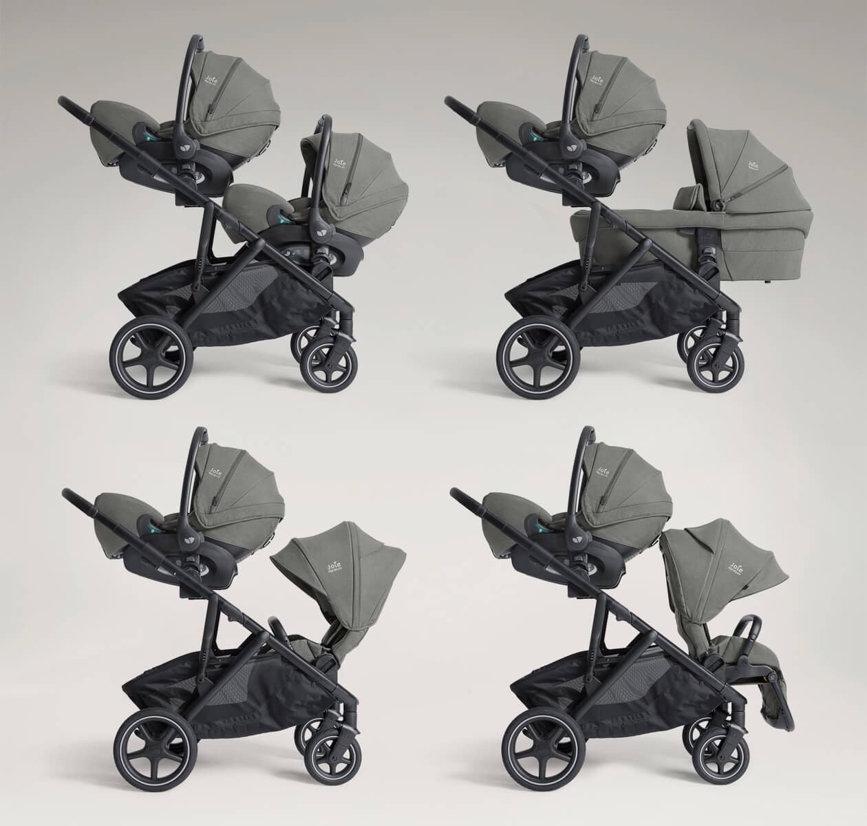 Joie Versiti Four Set Kinderwagen Evergreen