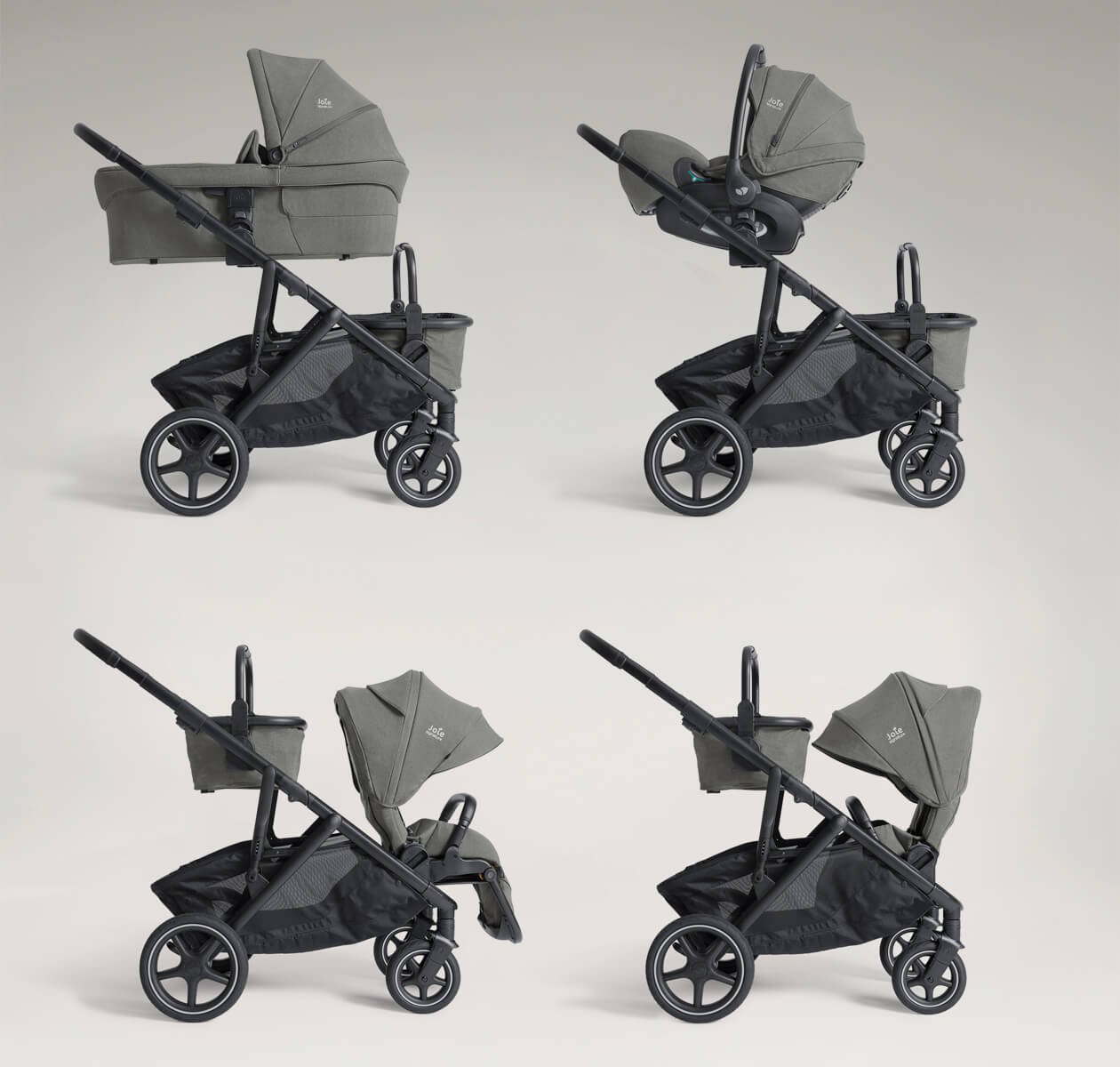 Joie Versiti Four Set Kinderwagen Evergreen