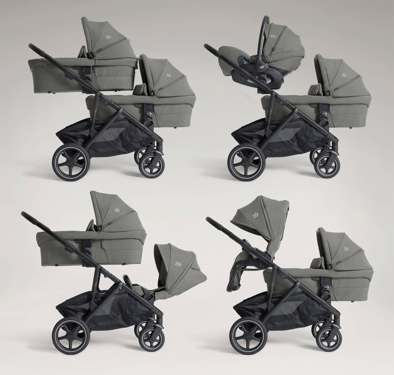 Joie Versiti Four Set Kinderwagen Evergreen