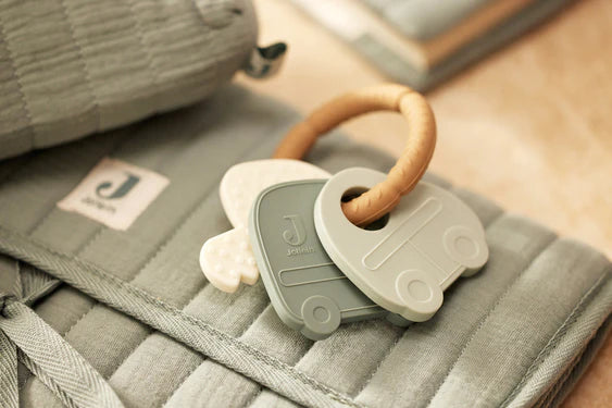 Jollein Beissring Silikon Schlüsselanhänger - On The Go