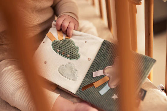 Jollein Stoffbuch mit Aktivitäten - Lovely Birds