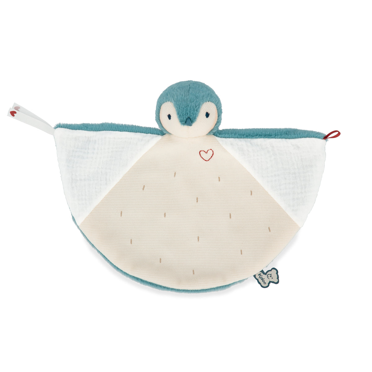 Kaloo Schmusetuch Pinguin Grün