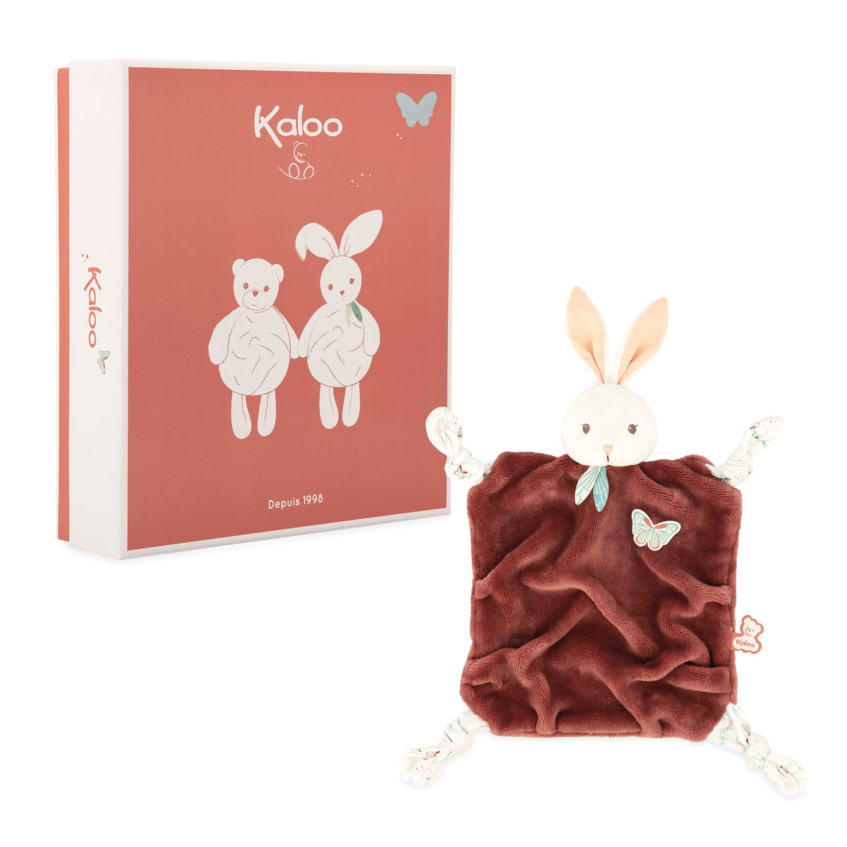 Kaloo Schmusetuch Hase Zimt