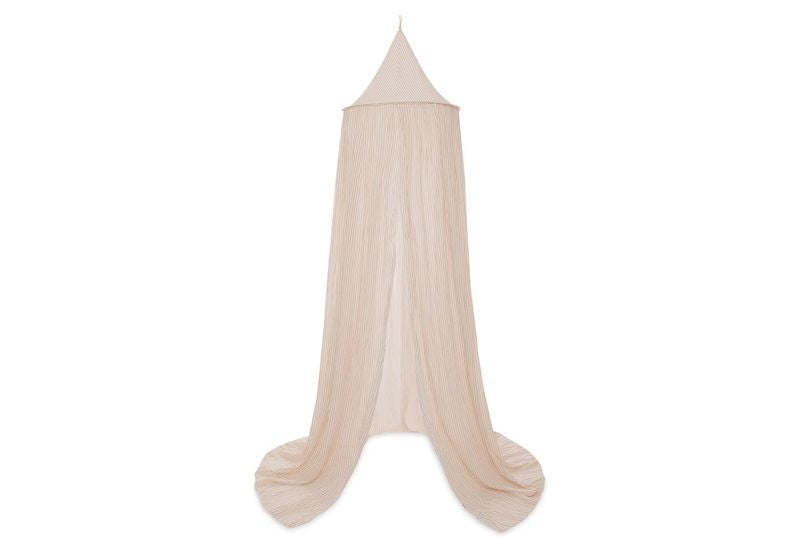 Jollein Baldachin 245cm - Stripe Oatmeal/Hazel