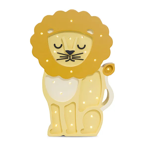 Little Lights Lion Lampe yellow