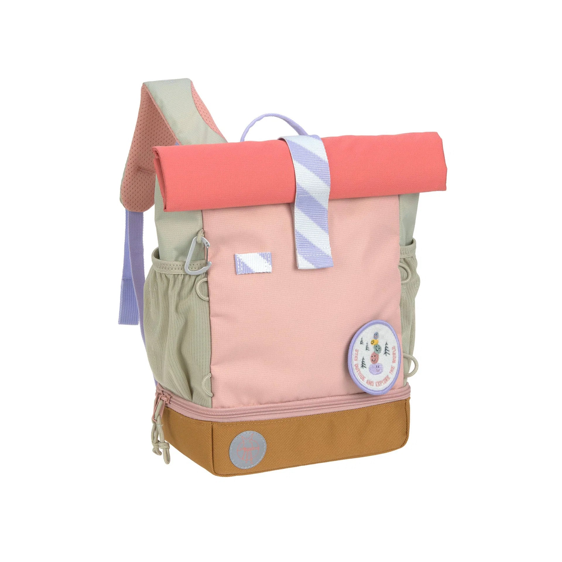 Lässig Kindergartenrucksack Rolltop Sunny Explorer Rosa Pink