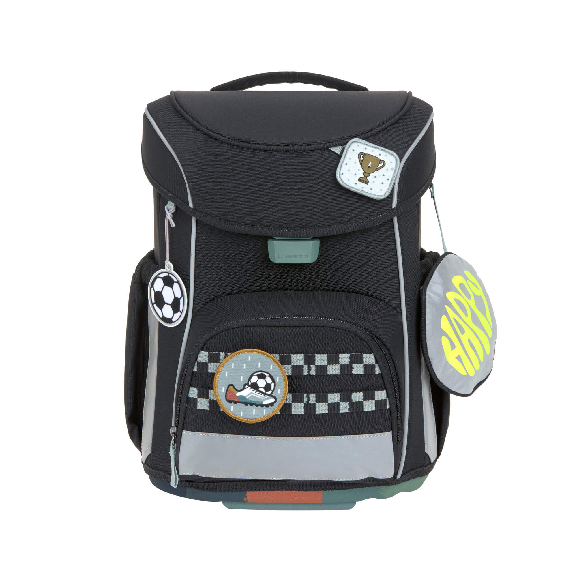 Lässig Schulranzen Set 7-teilig slim Unique black