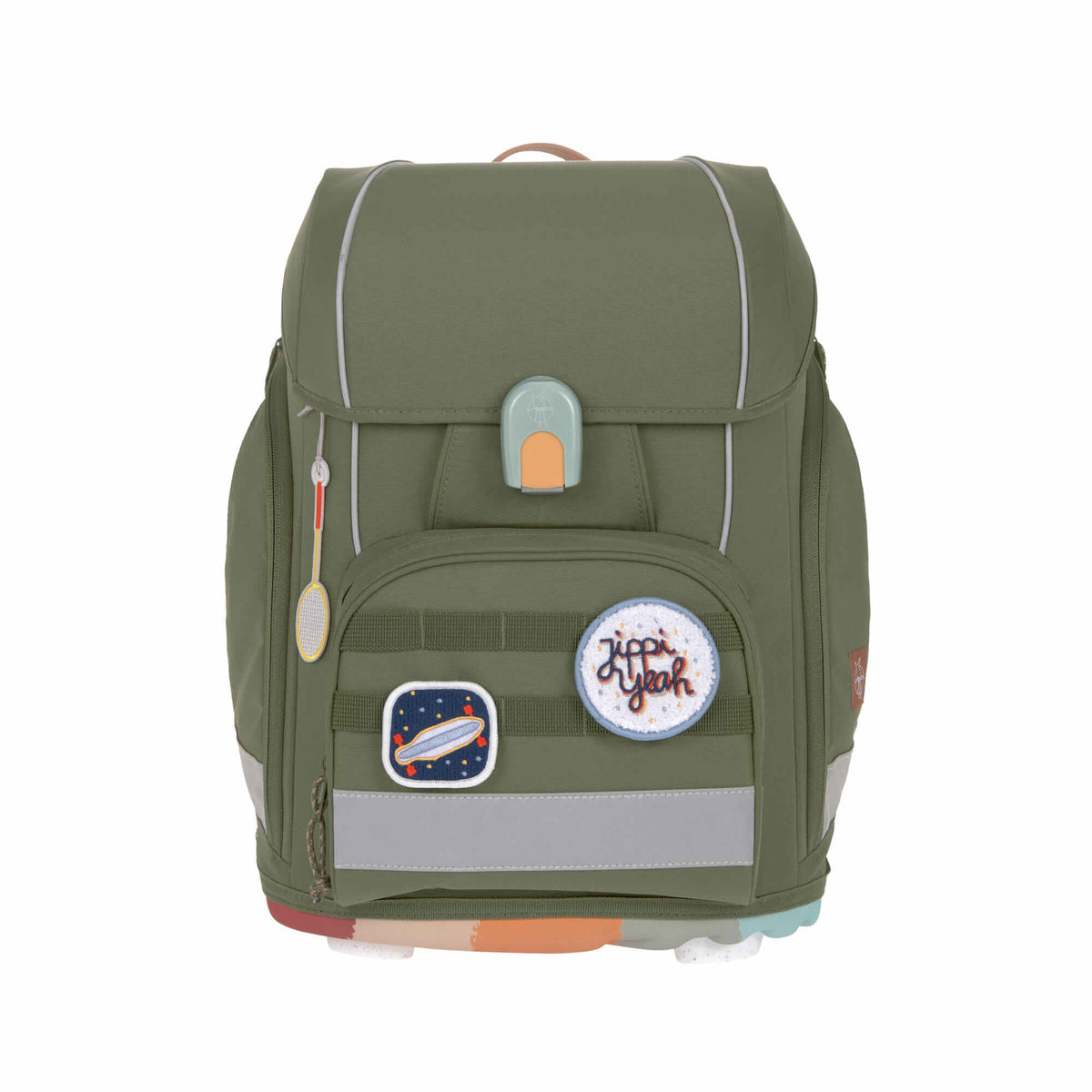 Lässig Schulranzen Set 7-teilig Boxy Unique Olive