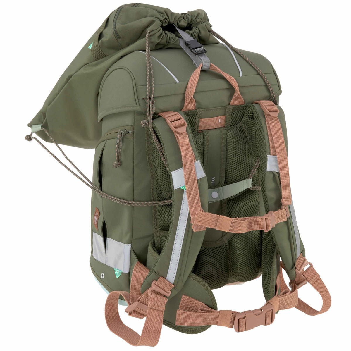Lässig Schulranzen Set 7-teilig Boxy Unique Olive