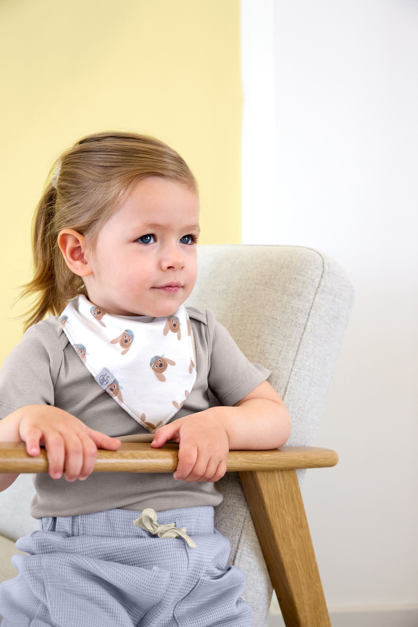 Lässig Dreieckstuch Baby 2 Stk Bandana, Tiny Team, Katze