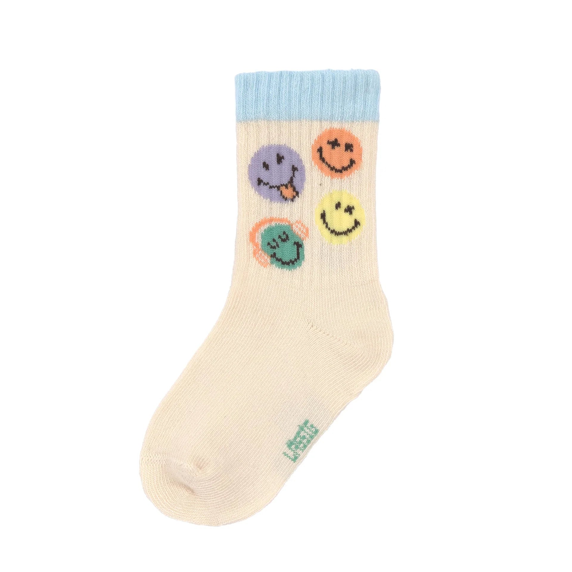 Lässig Socken 3er Set SmileyWorld, Blau