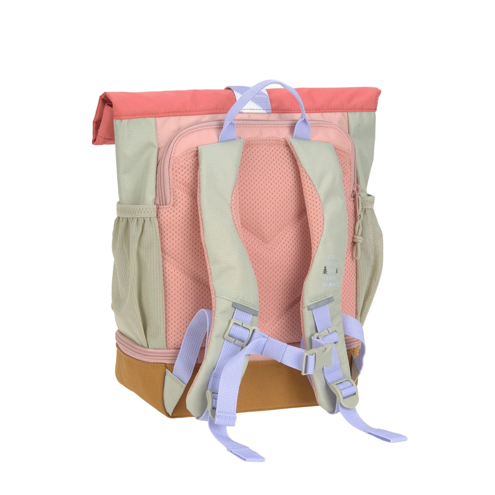 Lässig Kindergartenrucksack Rolltop Sunny Explorer Rosa Pink