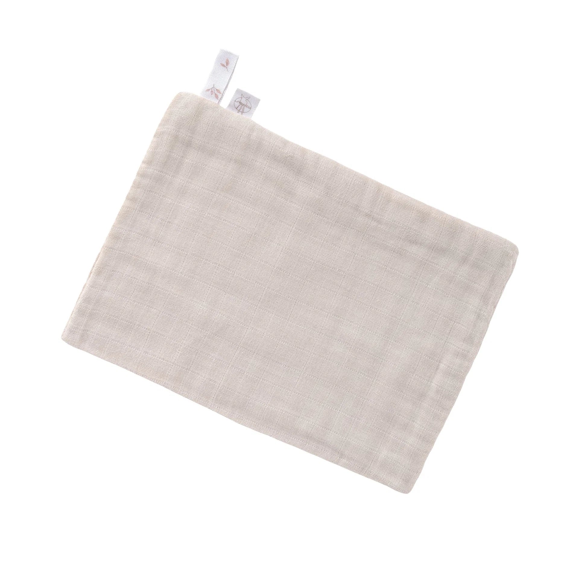 Lässig Mull-Waschhandschuh 3er Set  Blätter
