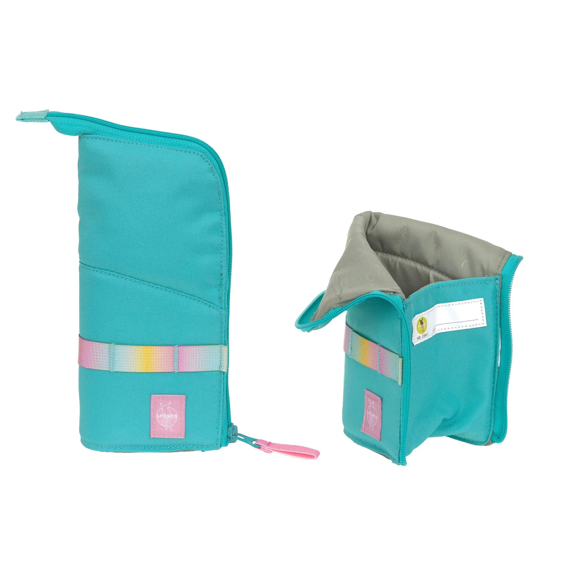 Lässig Schulranzen Set 7-teilig Slim - Unique, Türkis