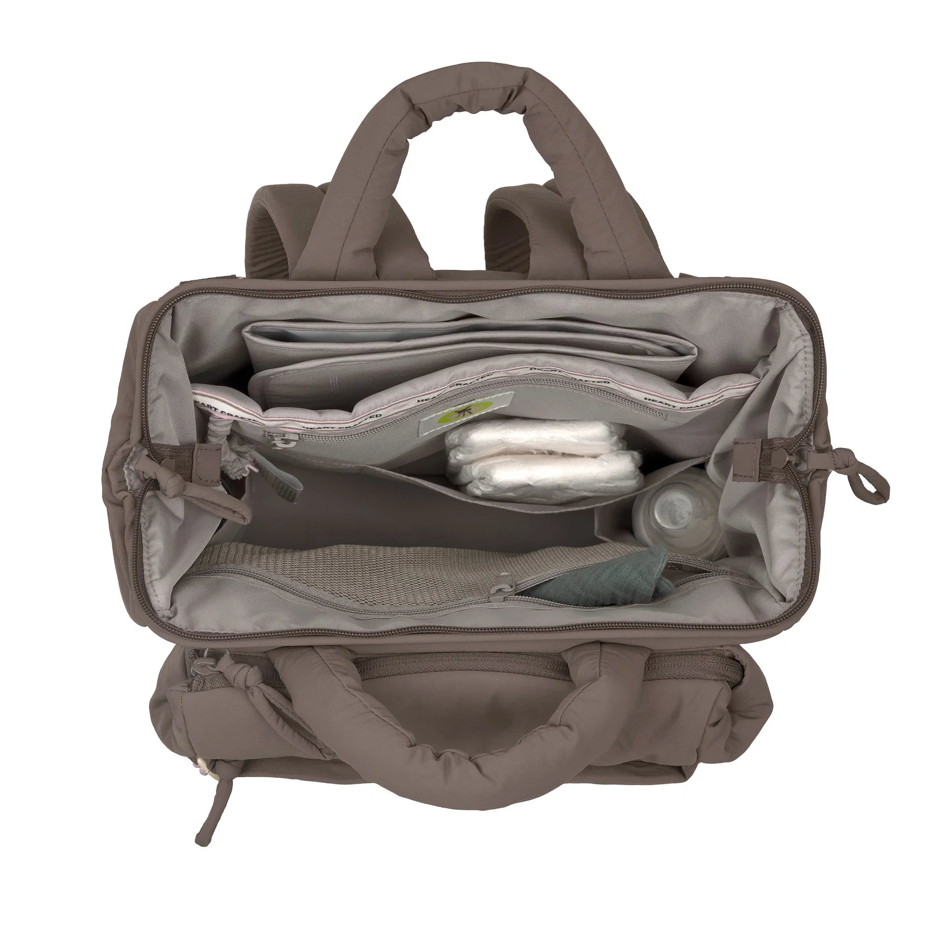 Lässig Wickelrucksack Minoa, Braun