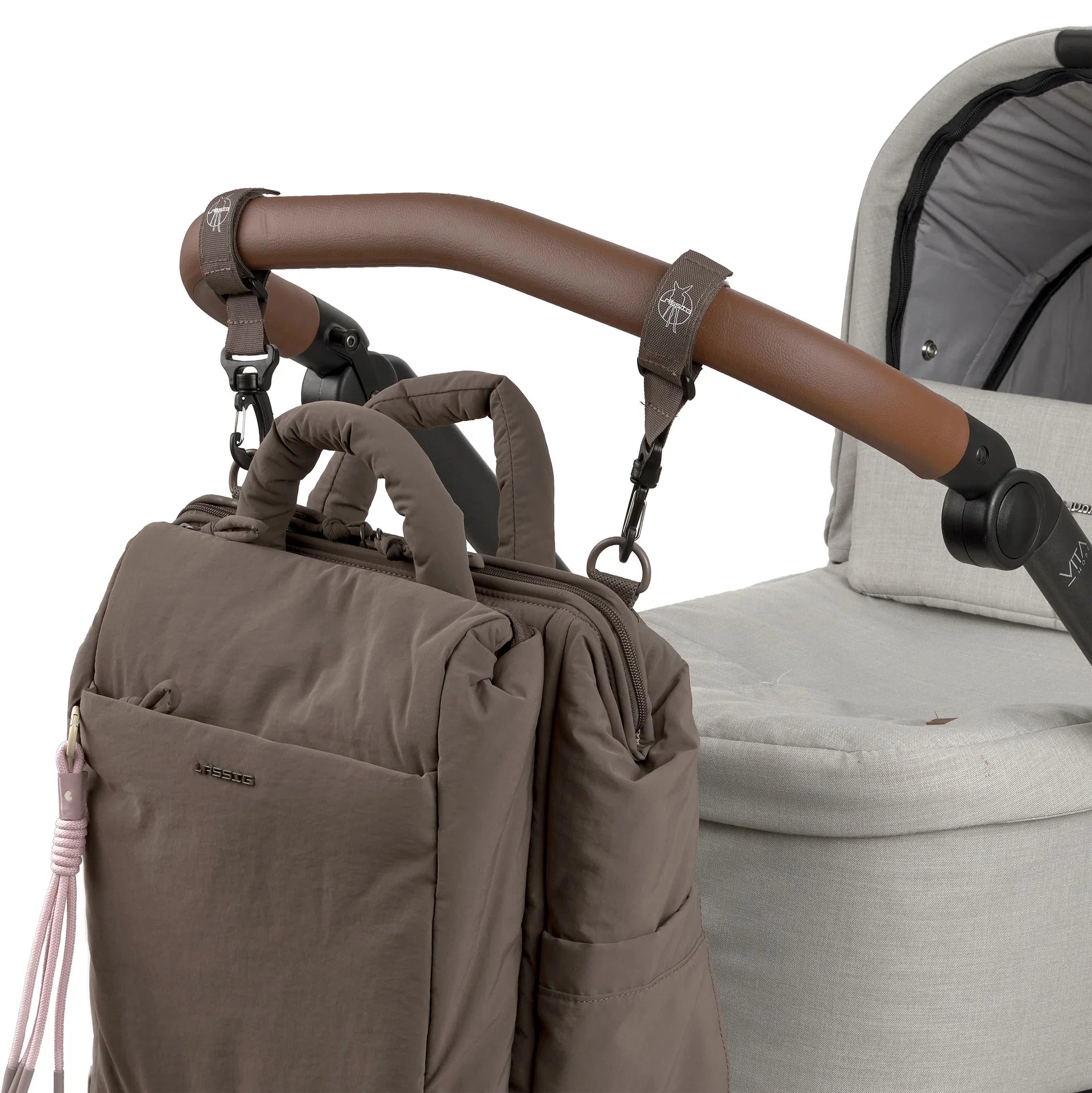 Lässig Wickelrucksack Minoa, Braun