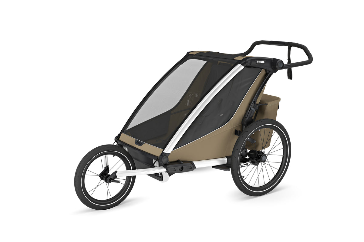 Thule Chariot Fahrradanhänger Cross 2 double alu/faded khaki