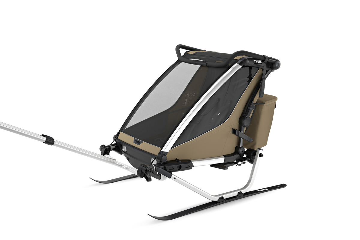 Thule Chariot Fahrradanhänger Cross 2 double alu/faded khaki
