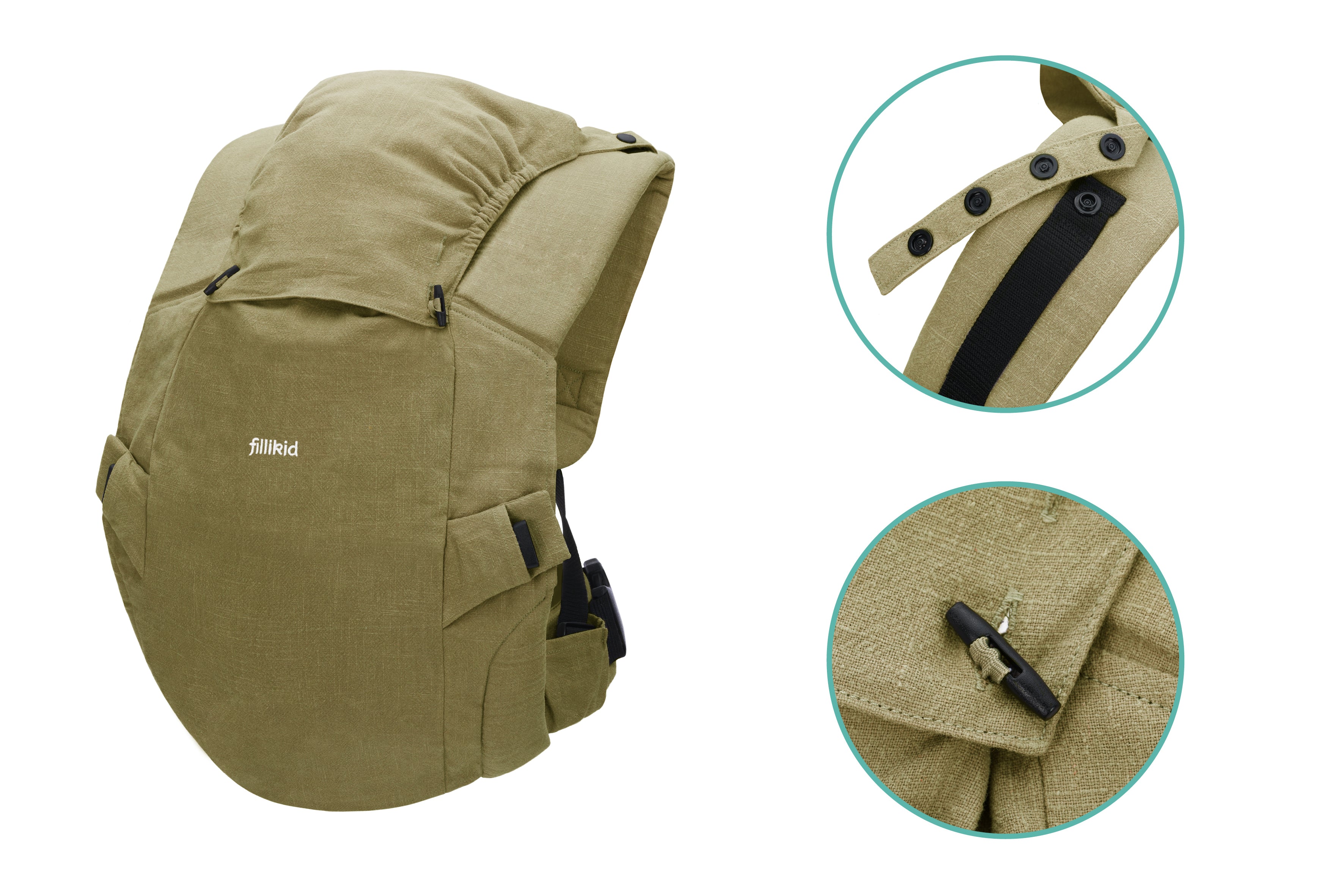 Fillikid Bauchtrage Natural RA