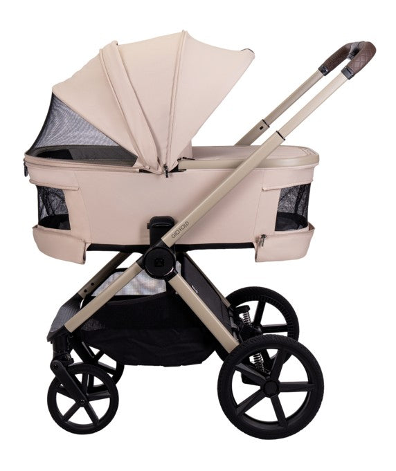 Moon Gio Fold Kinderwagen mit Babywanne Limited Edition sand/sand