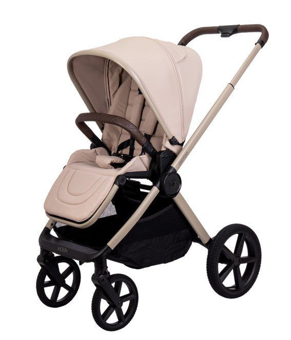 Moon Gio Fold Kinderwagen mit Babywanne Limited Edition sand/sand