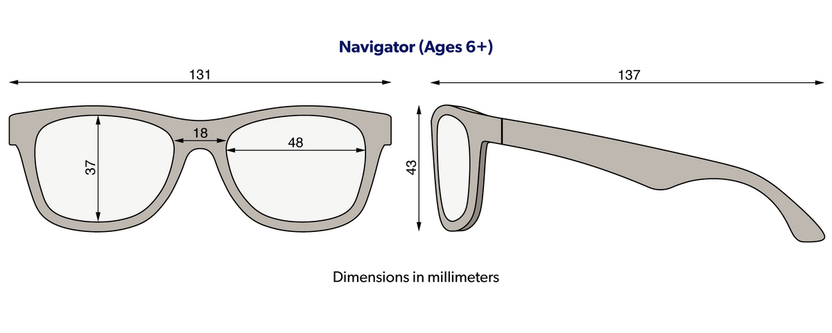 Babiators Sonnenbrille polarisiert Navigator Graphite Gray