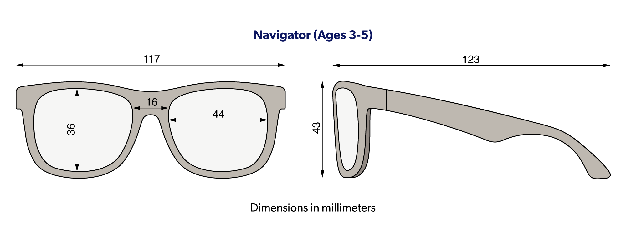 Babiators Sonnenbrille polarisiert Navigator Graphite Gray