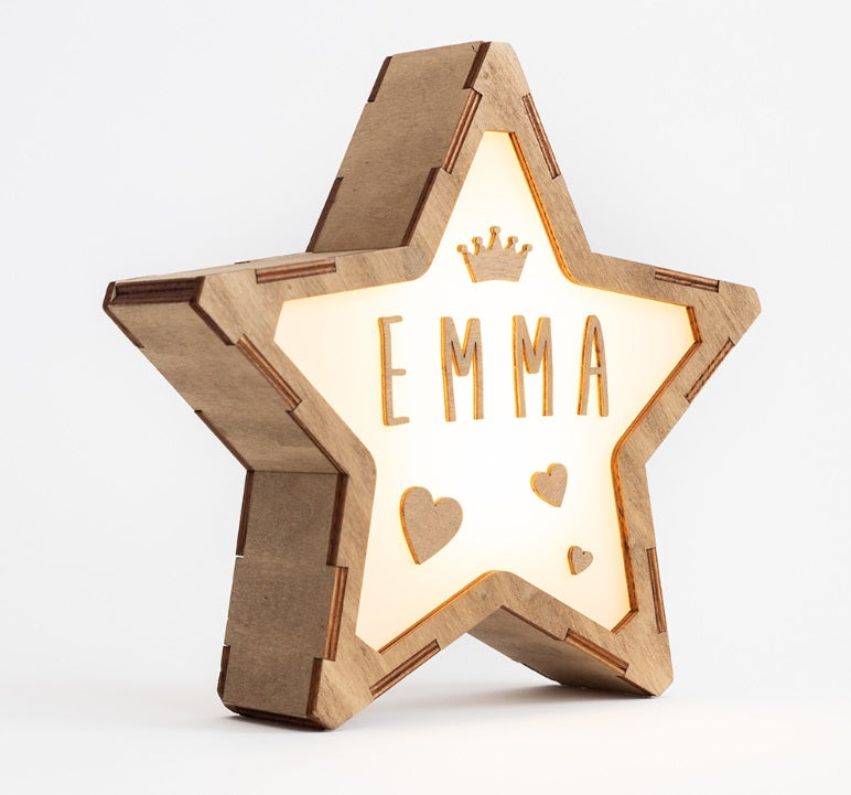 Personalisierbare Sternenlampe 24cm