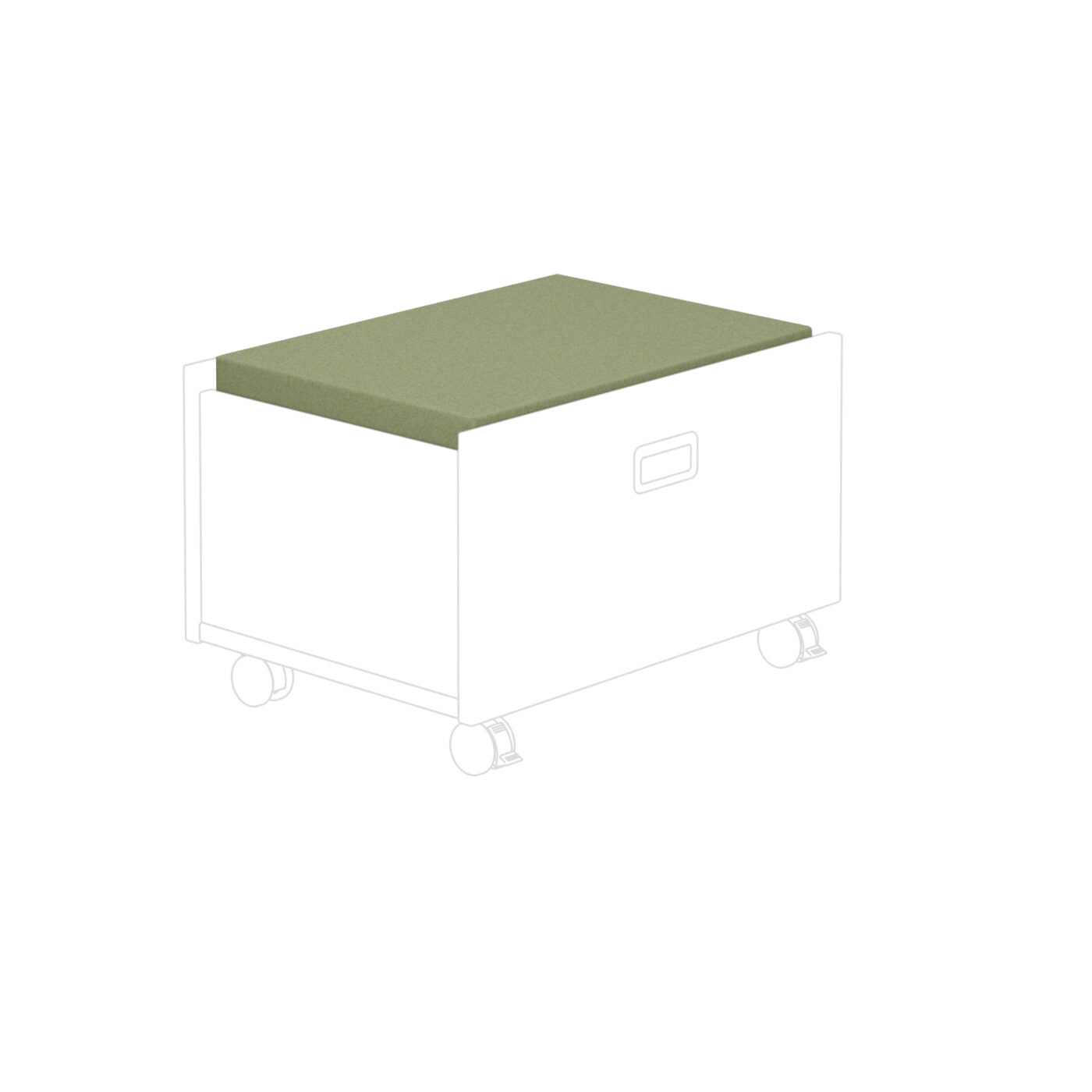 PAIDI Sitzpolster für Rollbox Mikrofaser