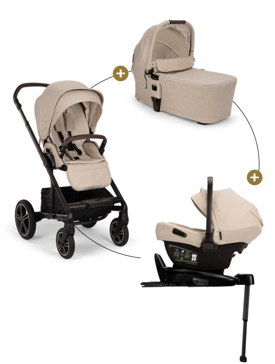 Nuna Mixx Next Bundle 4in1 biscotti mit Pipa Next & Base Next *Sale*