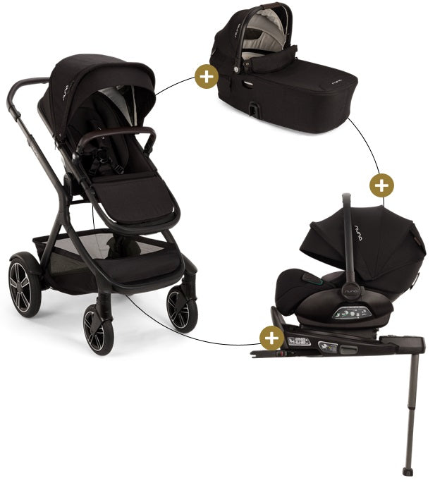 Nuna Demi Next 4in1 Bundle mit Babywanne, Babyschale Arra Next mit Base Next