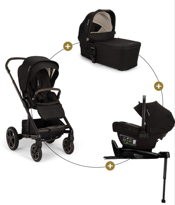 Nuna Mixx Next Bundle 4in1 caviar mit Pipa Next & Base Next *Sale*